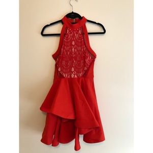 Red dress. Hello Molly Fashion